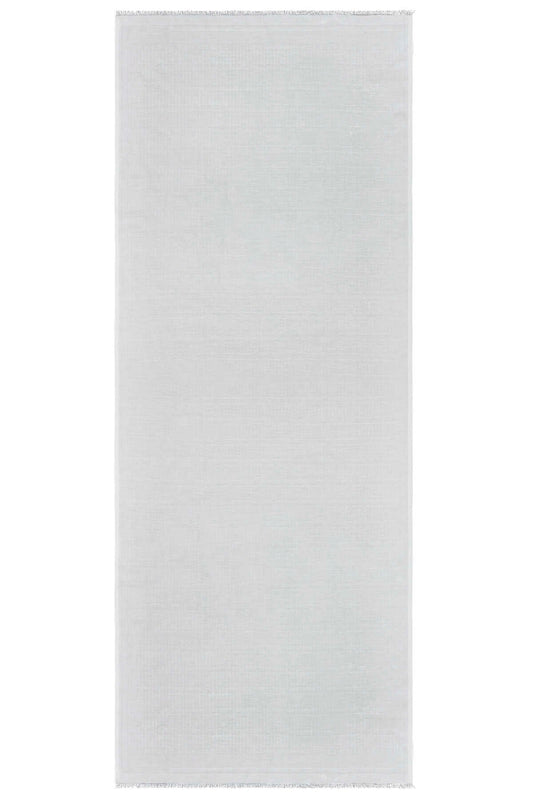 Iman I Beyaz Pamuk İpek Şal 80x200