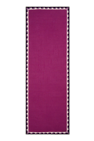 Aşkın Kanatları Fuşya Krep İpek Şal 70x200