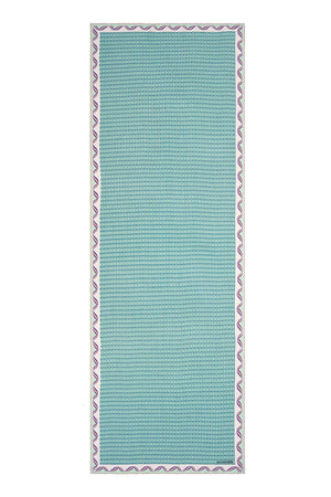 Aşkın Kanatları Turkuaz Krep İpek Şal 70x200