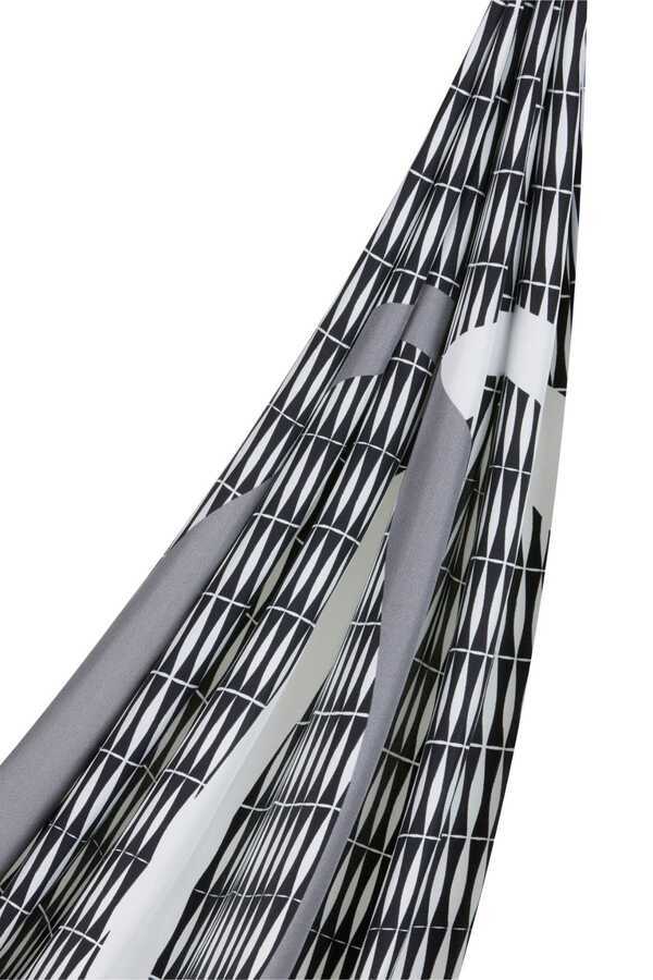 Bambu OO Siyah Tivil Eşarp 90x90