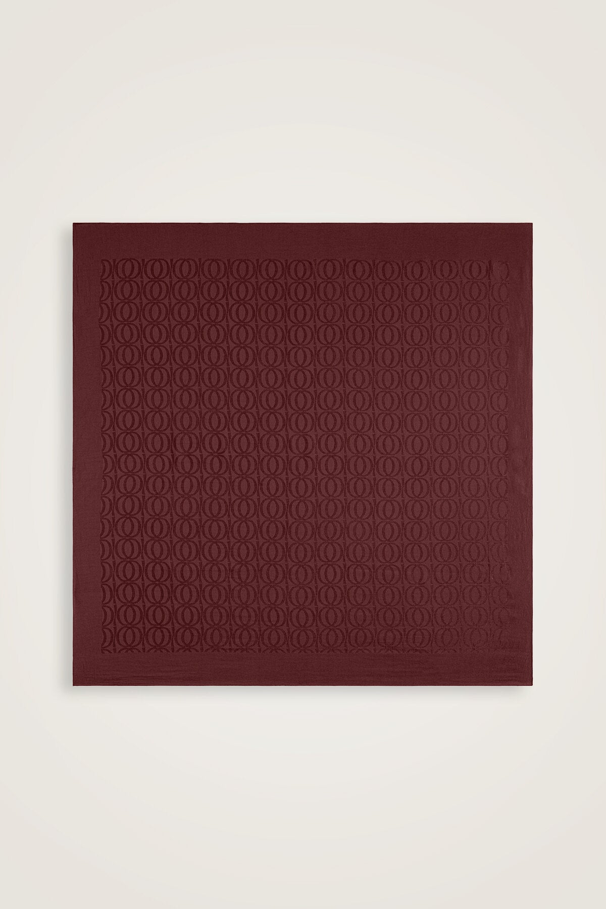 Bambunoor Bordo Naia Eşarp 95x95