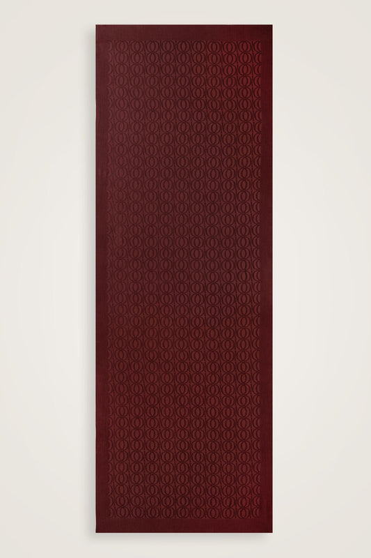 Bambunoor Bordo Naia Pamuk Şal 70x210