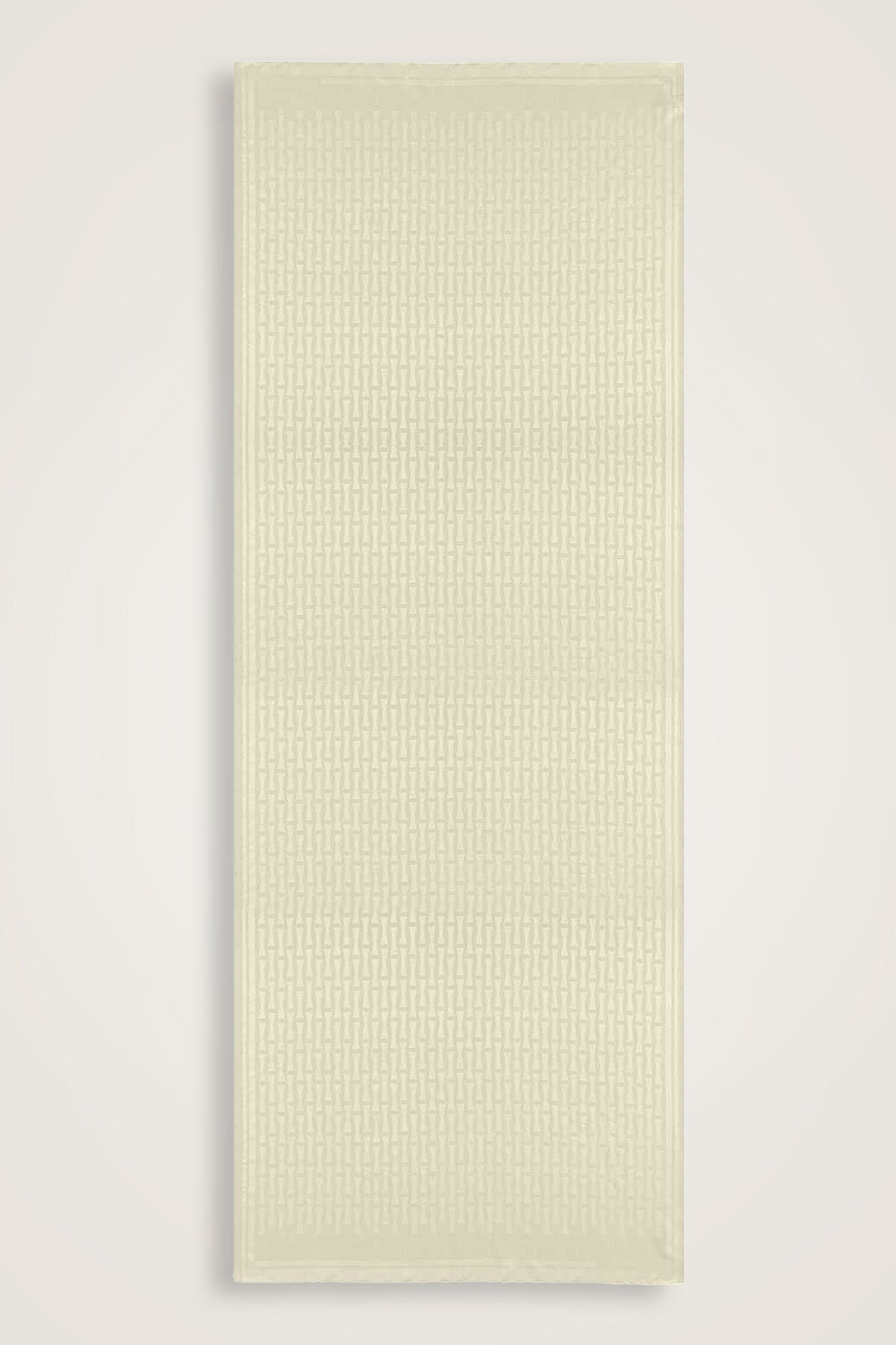 Iman I Krem İpek Şal 70x200