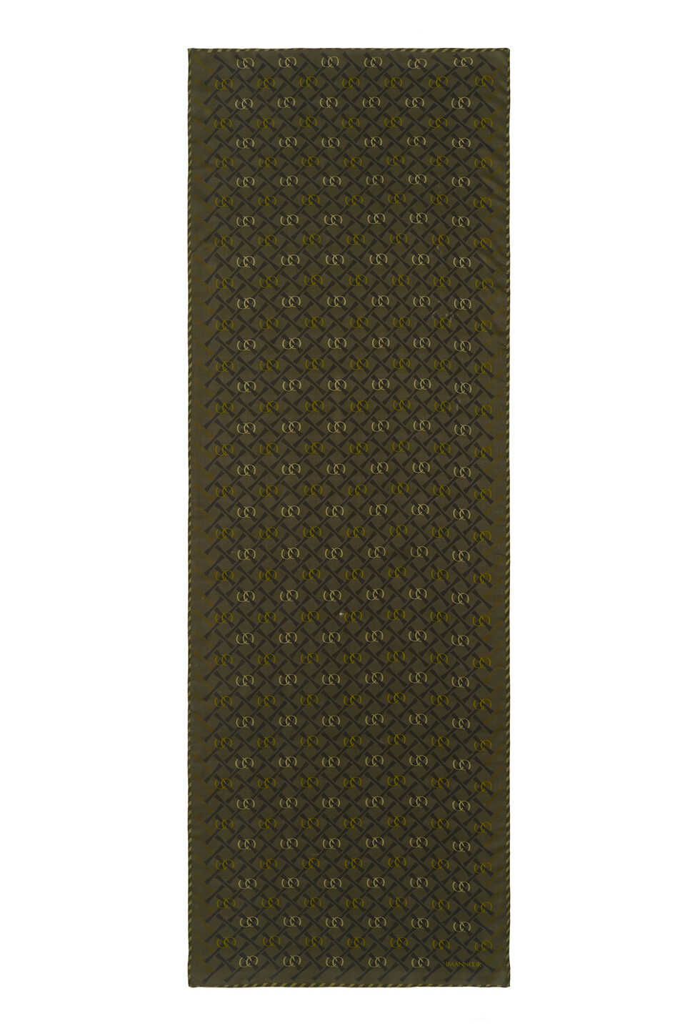 Cansu Zeytin Yeşili Floş Viskon Şal 70x210