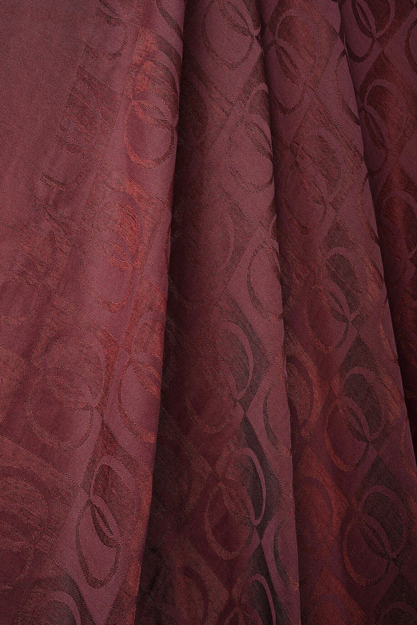 Dama Desen Bordo Naia Eşarp 95x95