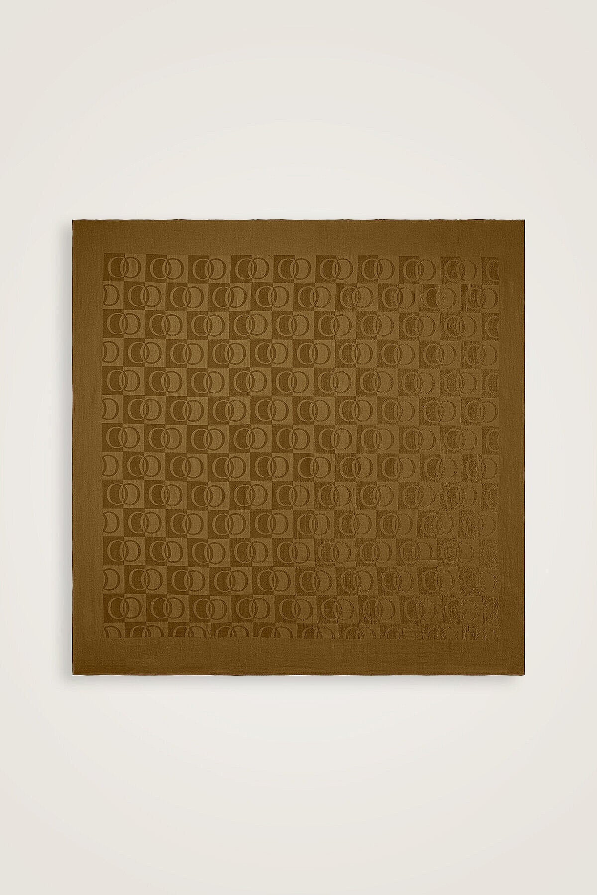 Dama Desen Haki Naia Eşarp 95x95