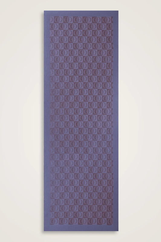 Dama Desen Lavanta Naia Pamuk Şal 70x200