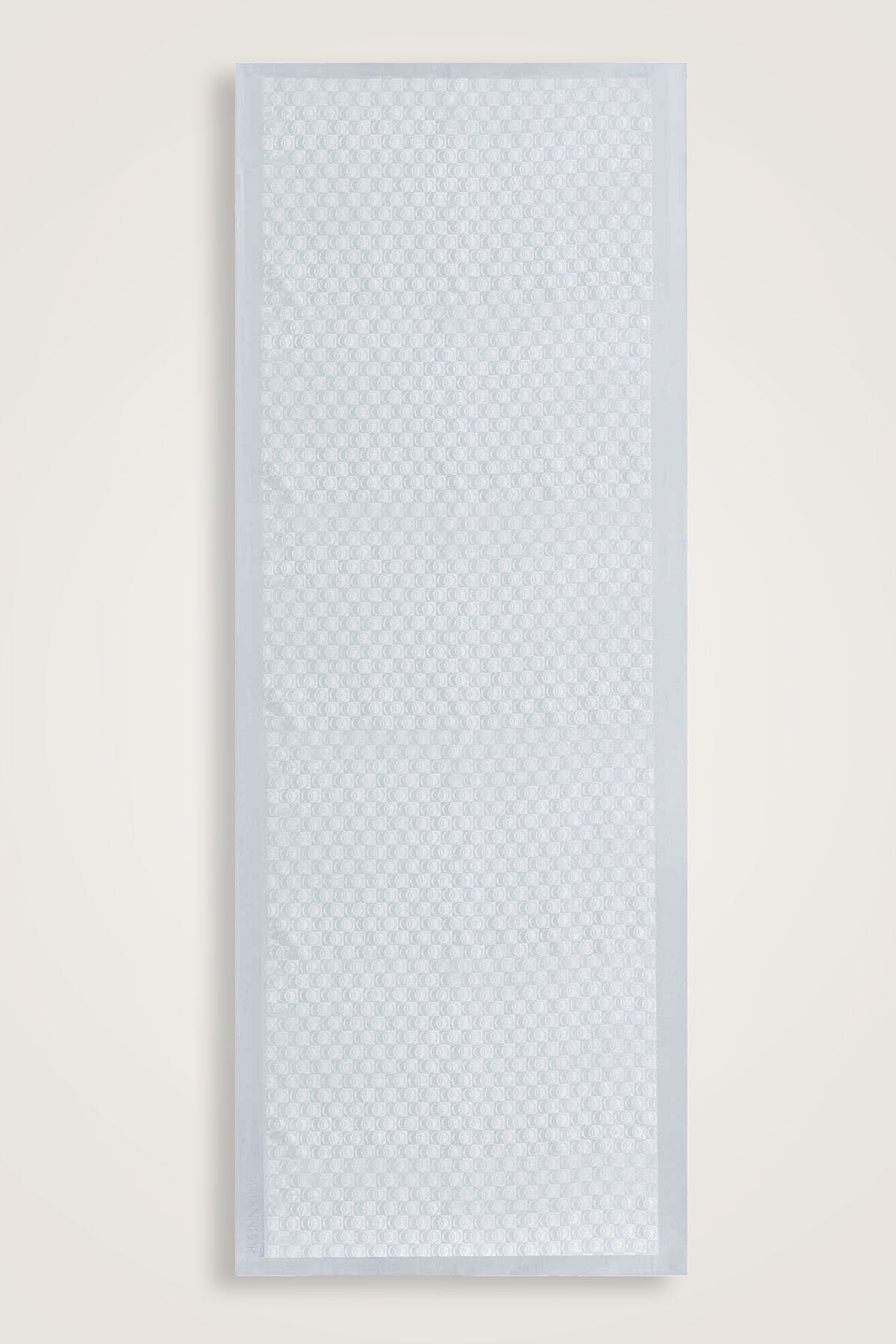 Dama Logo Gümüş Shiny Jakar Şal 70x190