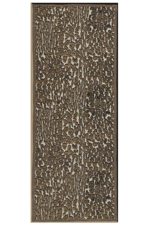 Doğunun Leoparı Bej İpek Şal 80x200
