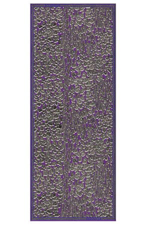 Doğunun Leoparı Fuşya İpek Şal 80x200