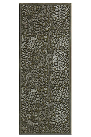 Doğunun Leoparı Yeşil İpek Şal 80x200