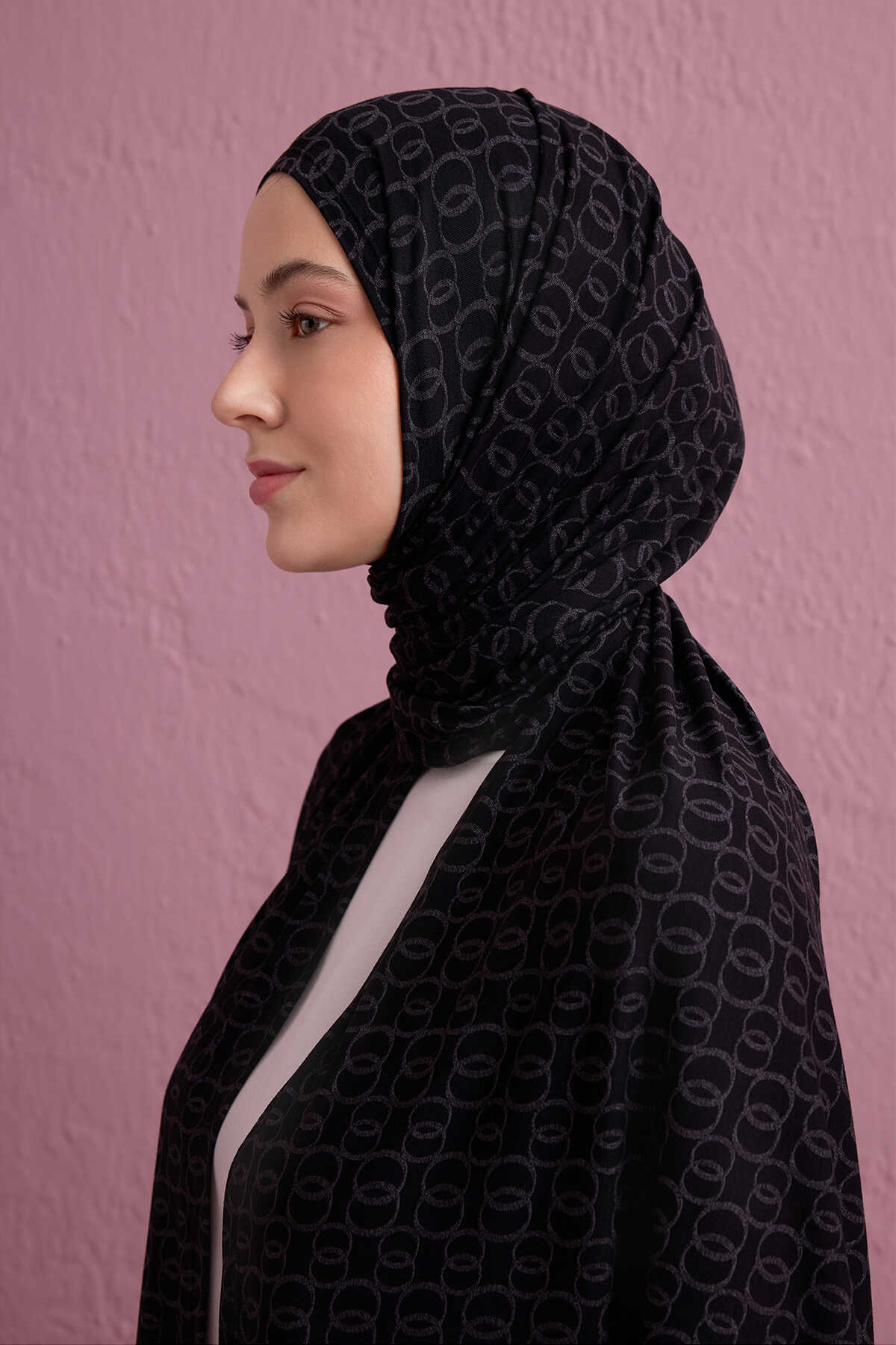 Dokuma Noor Siyah Supreme Şal 70x175