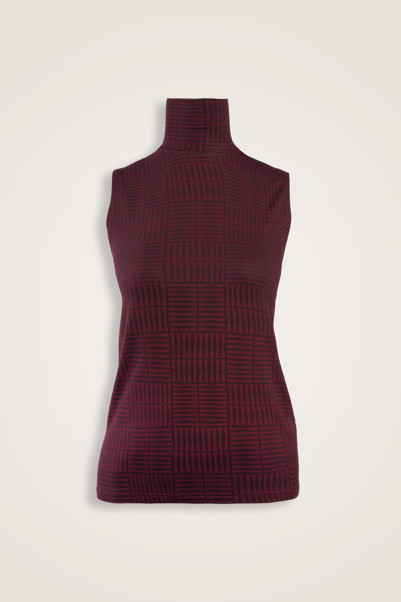 Double I Bordo Penye Kolsuz Bluz