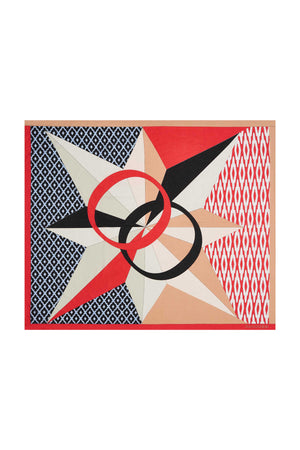 Esen Kırmızı Pamuk Şal / Pareo Şal 140x175