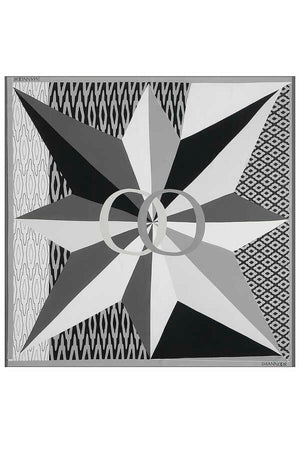 Esen Siyah İpek Eşarp 140x140