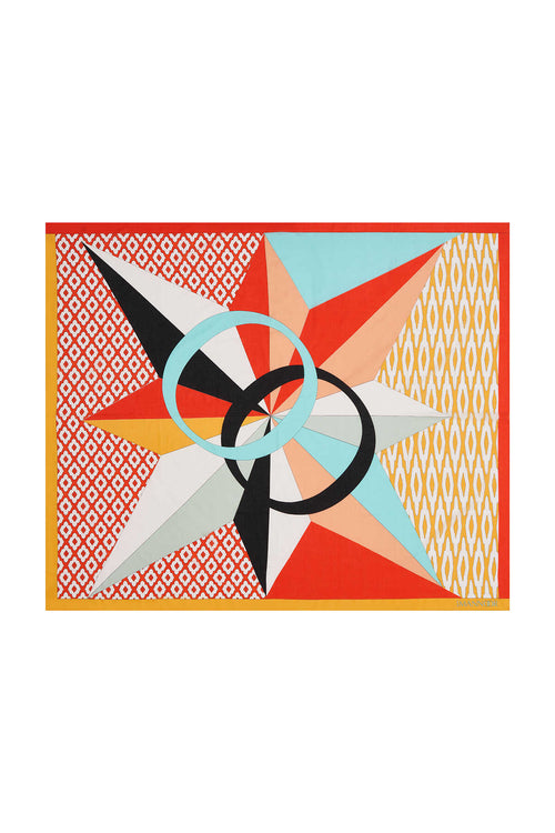 Esen Turuncu Pamuk Şal / Pareo 140x175