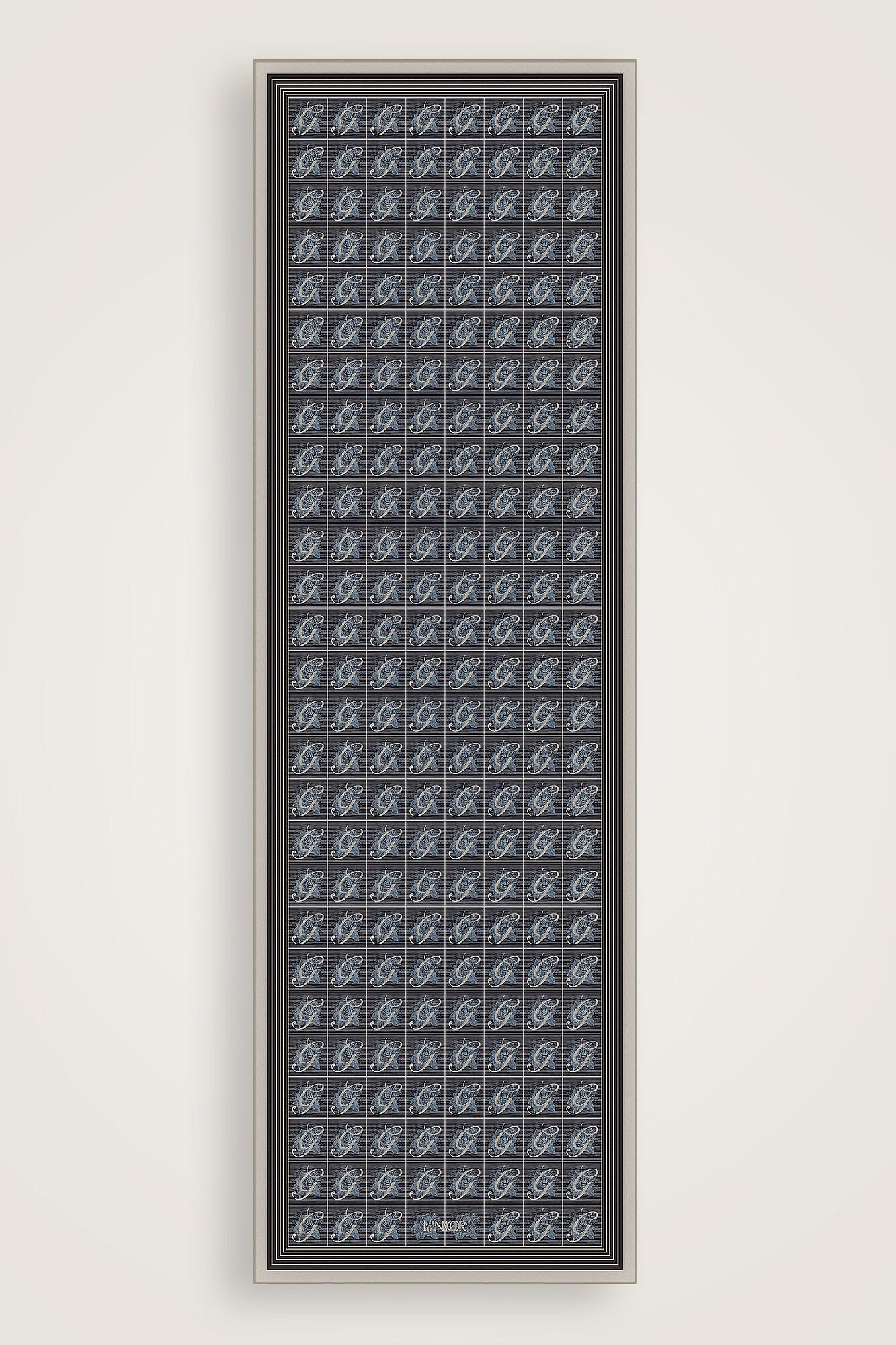 Esma Koleksiyonu [G] Gece Pamuk İpek Şal 70x200