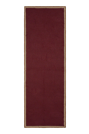 Gece Çiçeği Kırmızı Krep İpek Şal 70x200