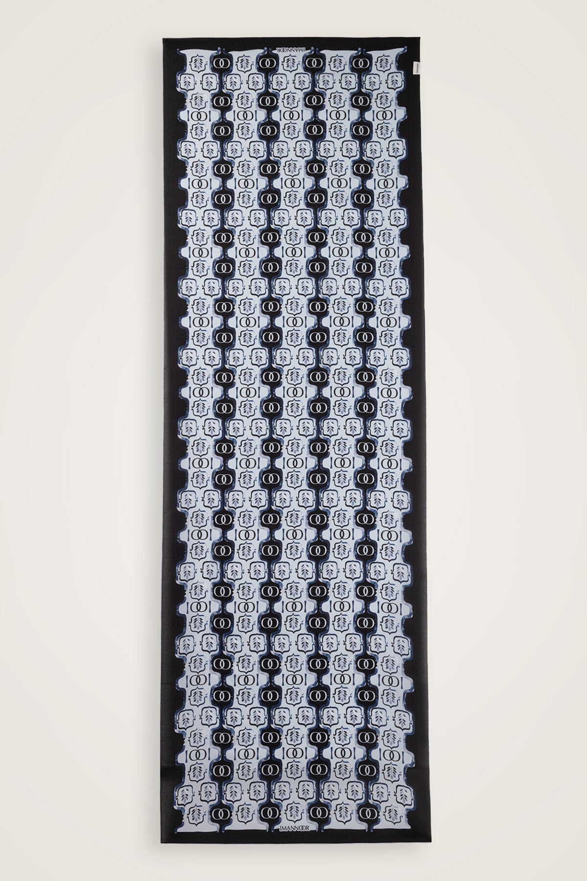 Girdap İpek Mavi Pijama Şalı 70x210