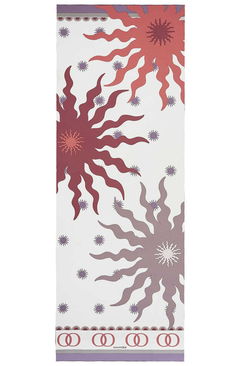Gölge Mürdüm İpek Şal 80x200