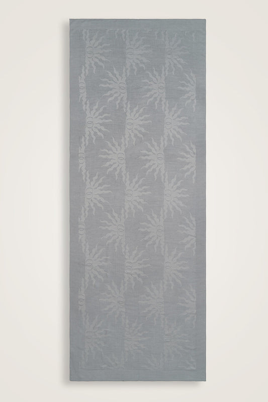 Güneş Doğarken Açık Gri Ferah Tencel Şal 70x200