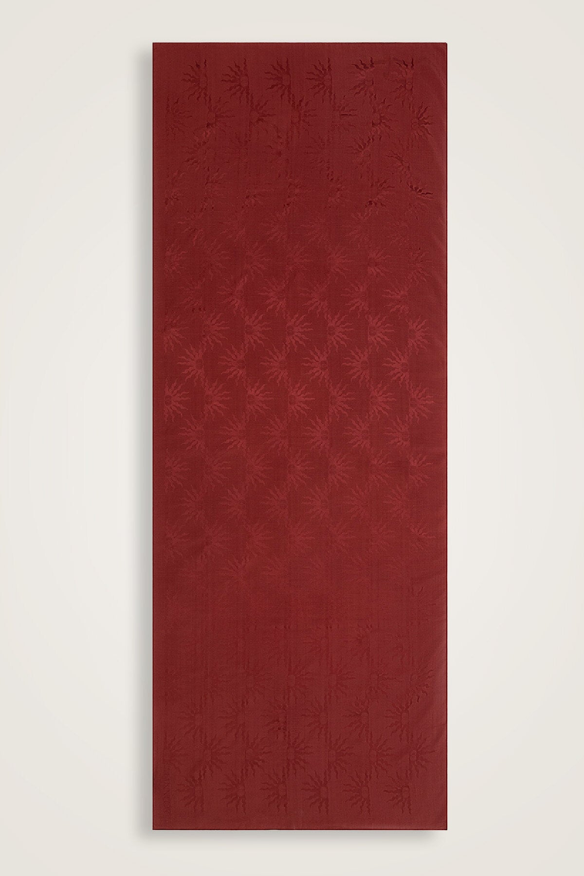 Güneş Doğarken Bordo Shiny Jakar Şal 70x200