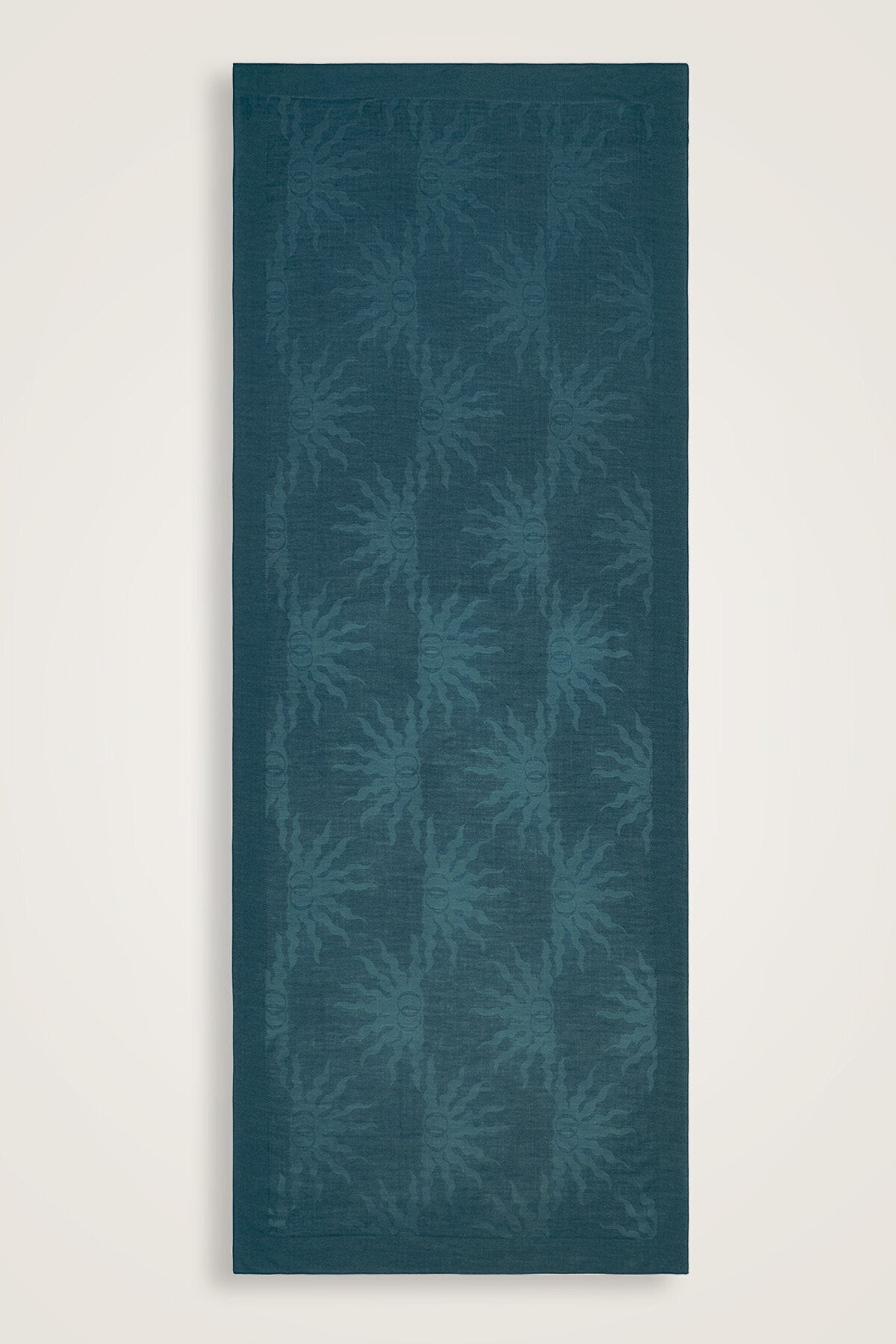 Güneş Doğarken Turkuaz Ferah Tencel Şal 70x200