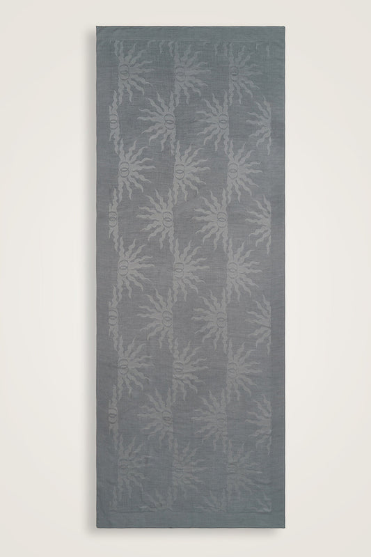 Güneş Doğarken Gri Ferah Tencel Şal 70x200