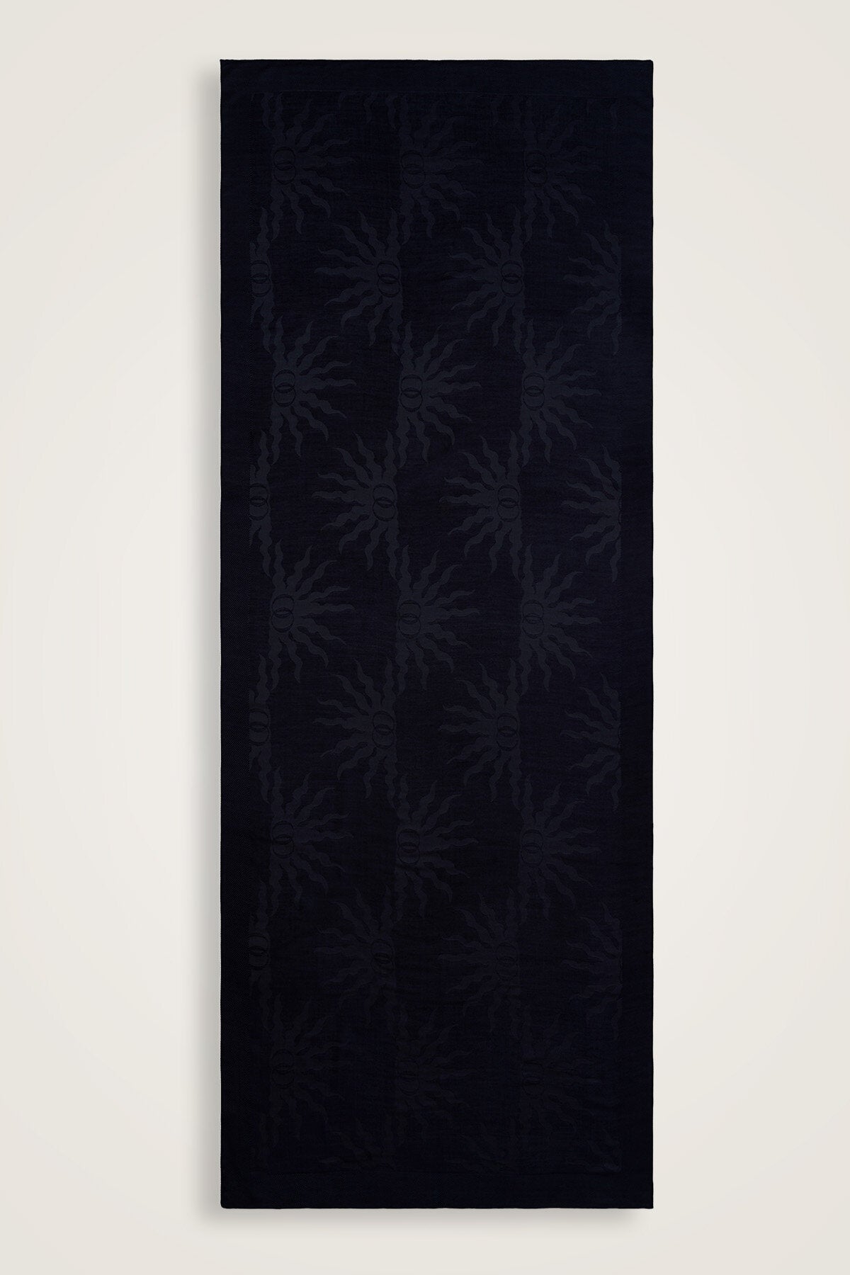 Güneş Doğarken Siyah Ferah Tencel Şal 70x200