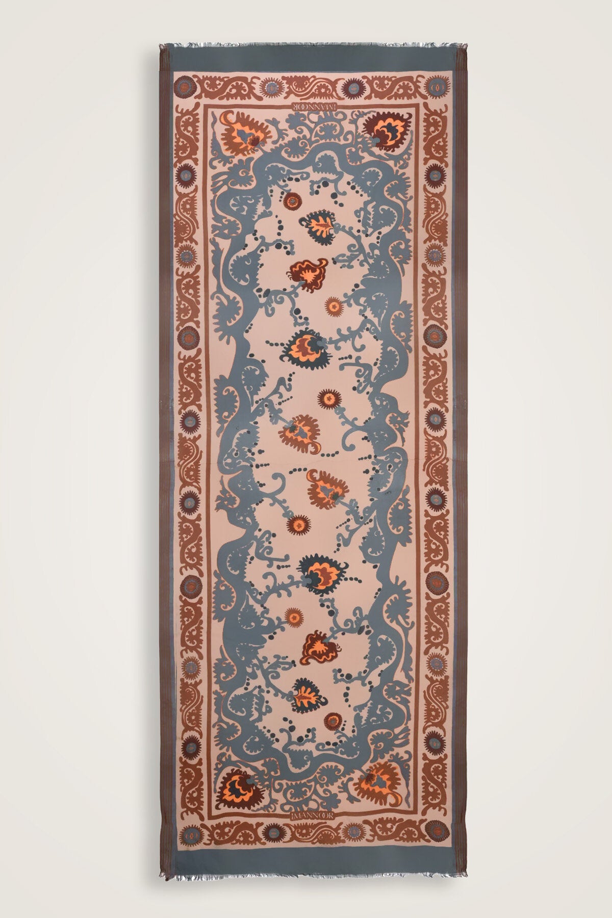 Hayat Karamel İpek Vual Şal 70x200