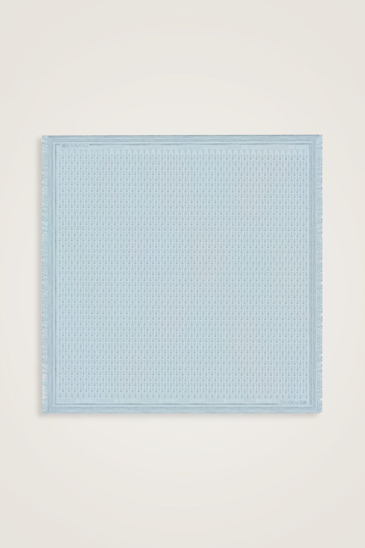 I Monogram Yeşil İpek Eşarp 140x140
