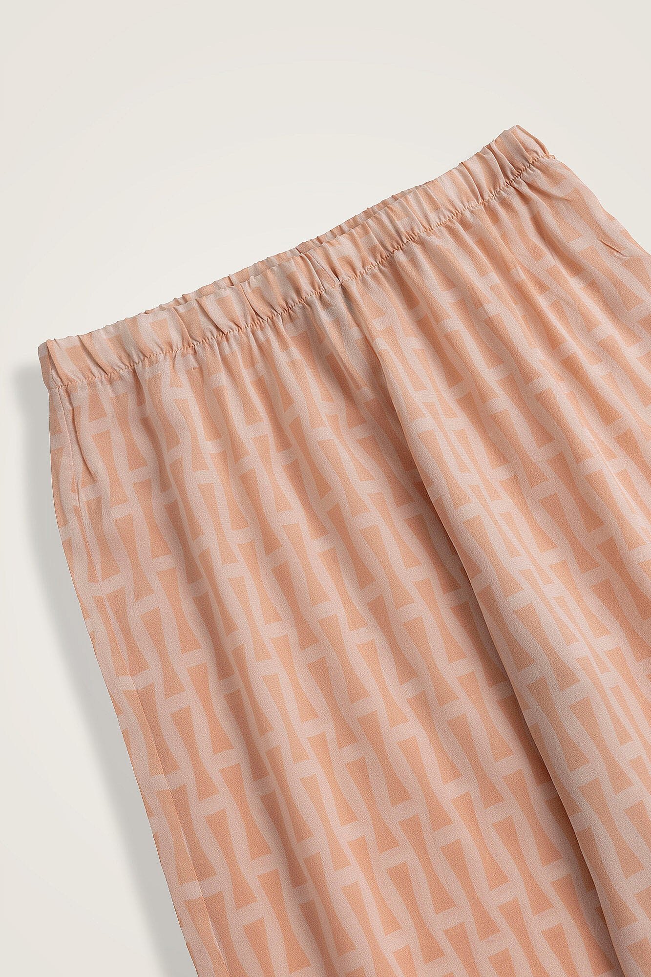 İman I Bej İpek Pantolon Pijama