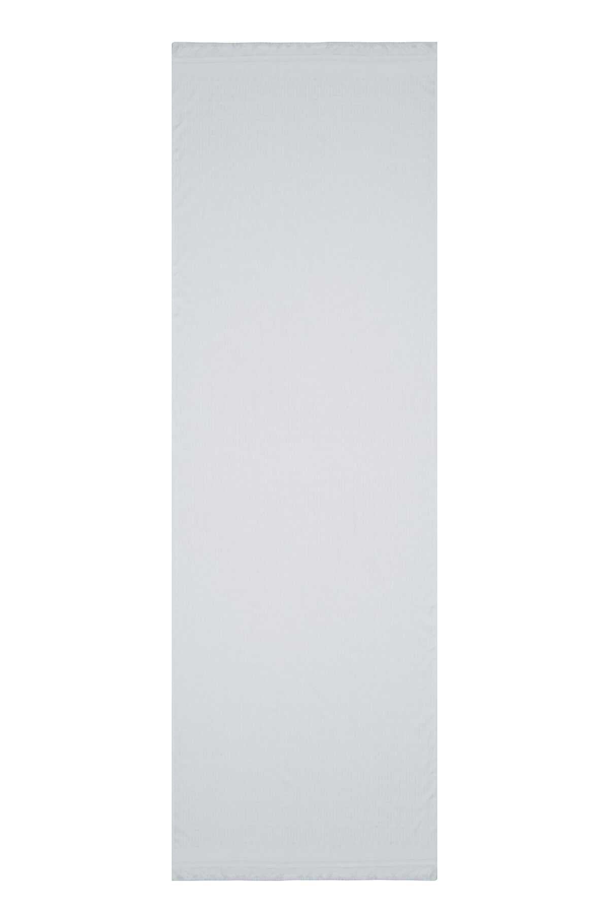 Iman I Beyaz İpek Şal 70x200