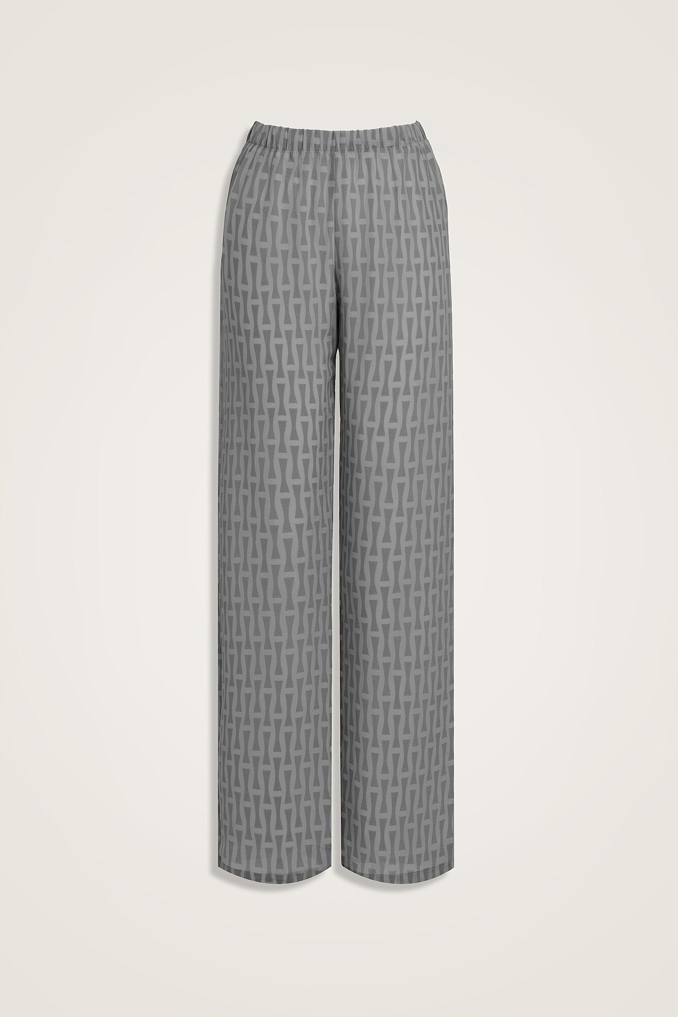 İman I Gri İpek Pantolon Pijama