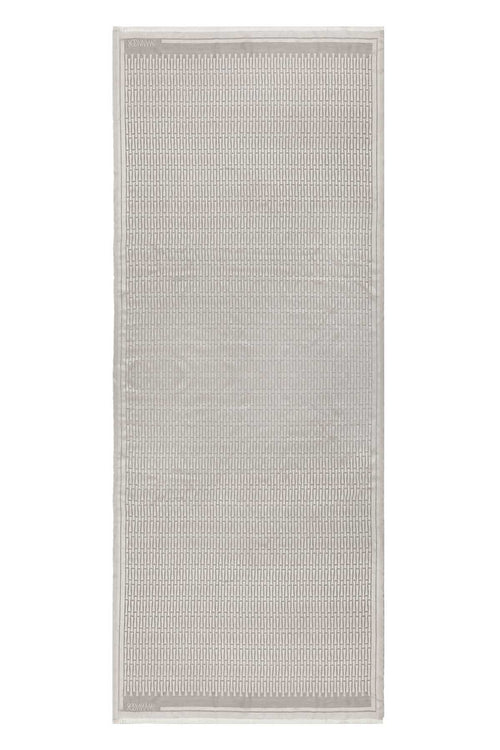 Iman I Gri Pamuk İpek Şal 80x200
