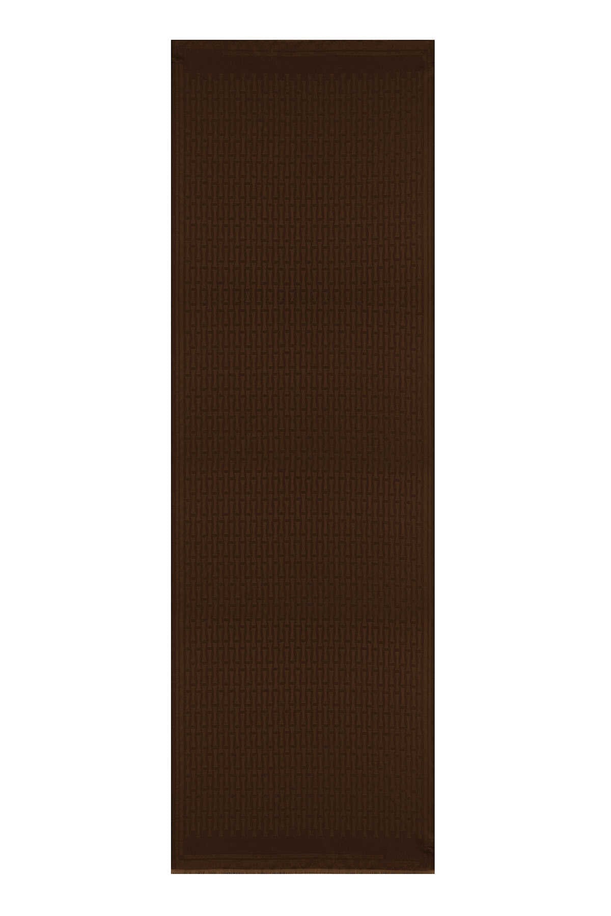 Iman I Kahverengi İpek Şal 70x200