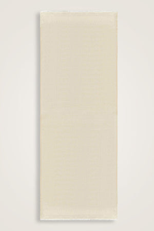 Iman i Krem Pamuk İpek Şal 80x210