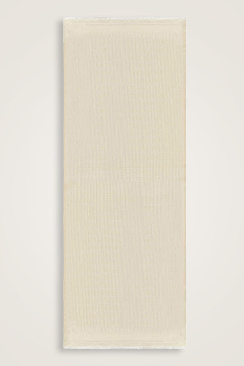 Iman i Krem Pamuk İpek Şal 80x210