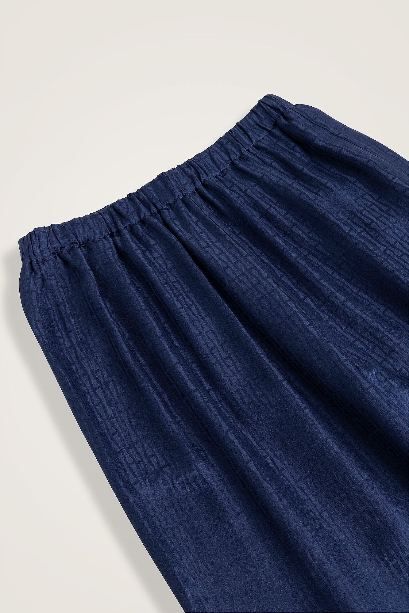 İman I Lacivert İpek Pantolon Pijama