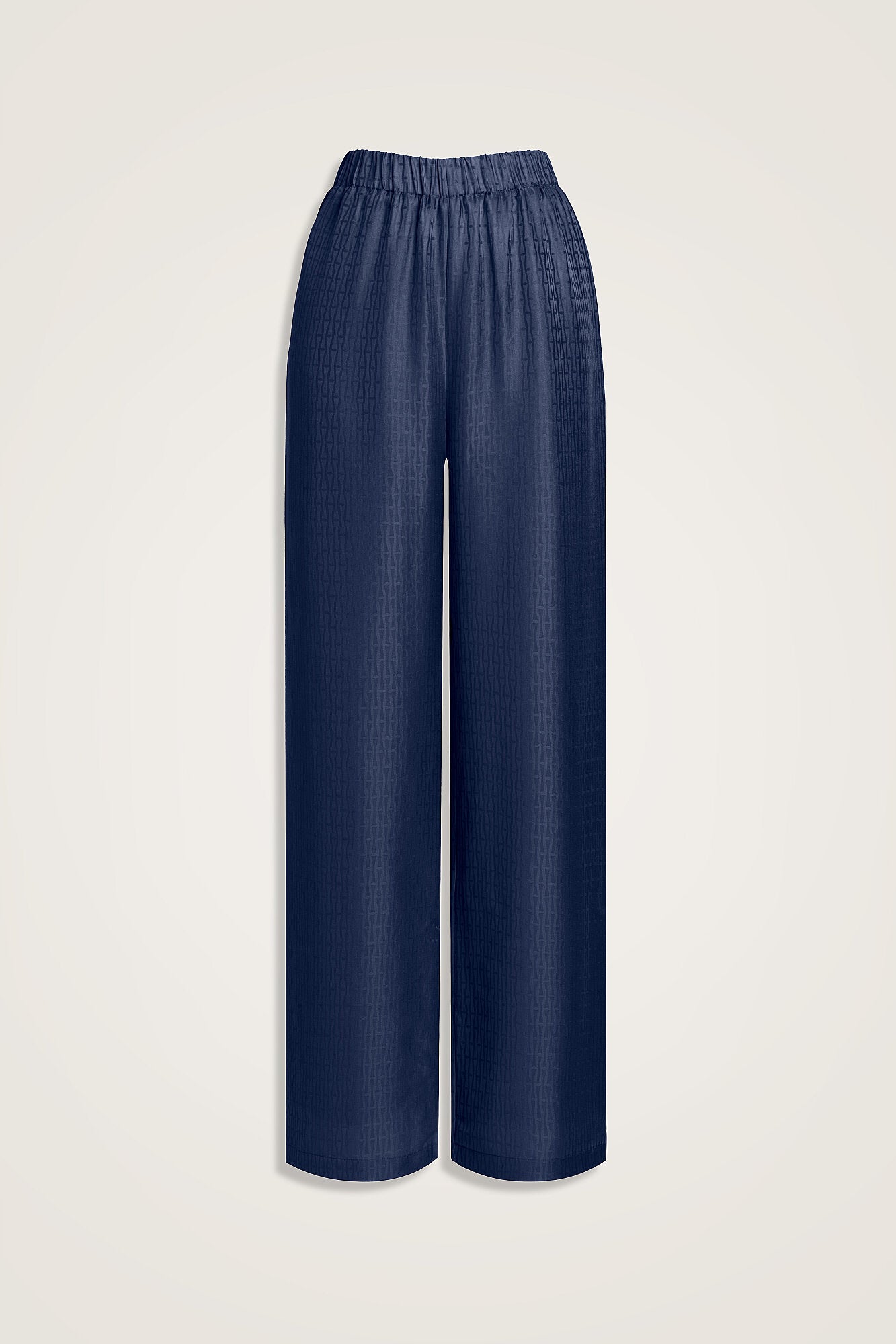 İman I Lacivert İpek Pantolon Pijama