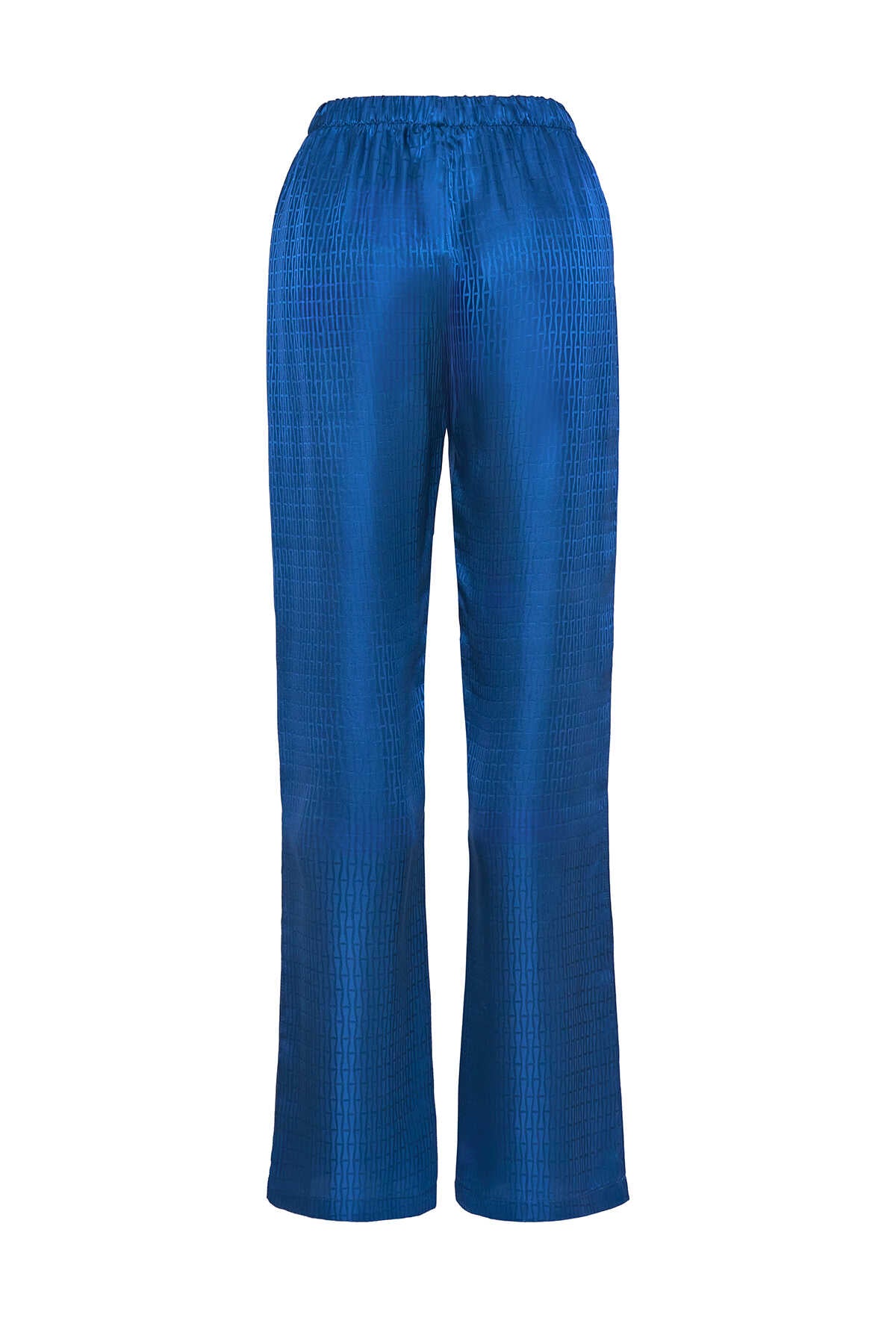 Iman I Mavi İpek Pijama Pantolon
