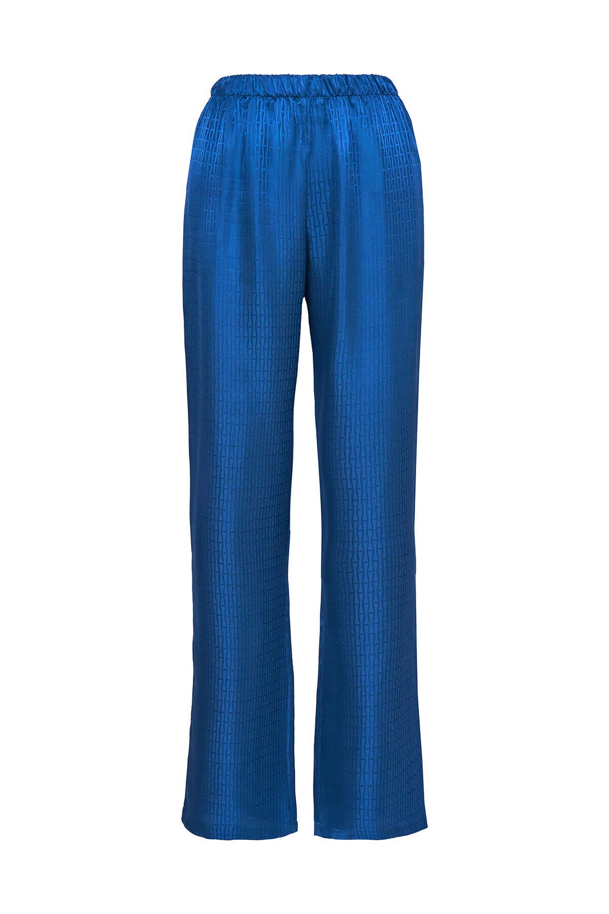 Iman I Mavi İpek Pijama Pantolon