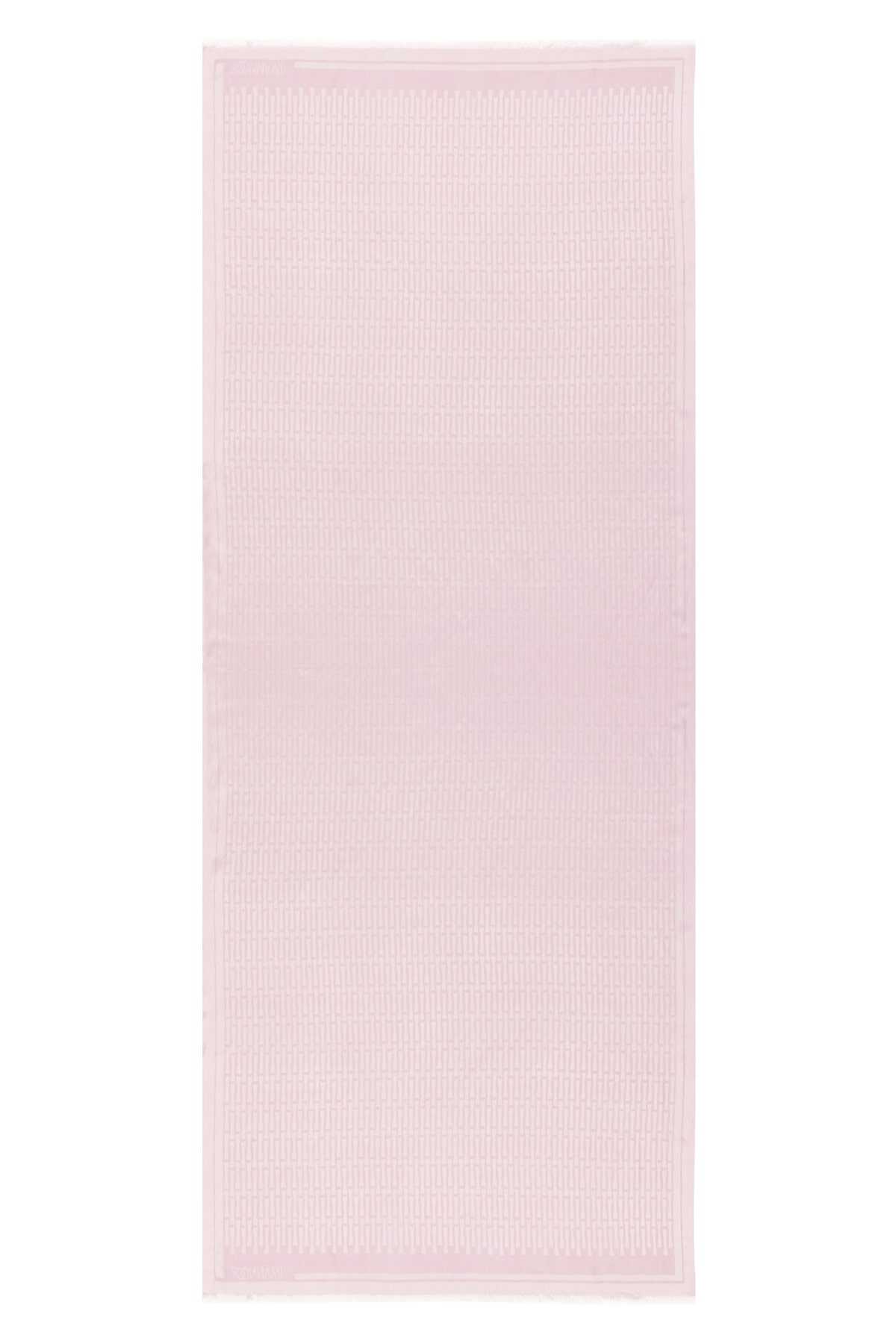 Iman I Pembe Koton İpek Şal 80x200
