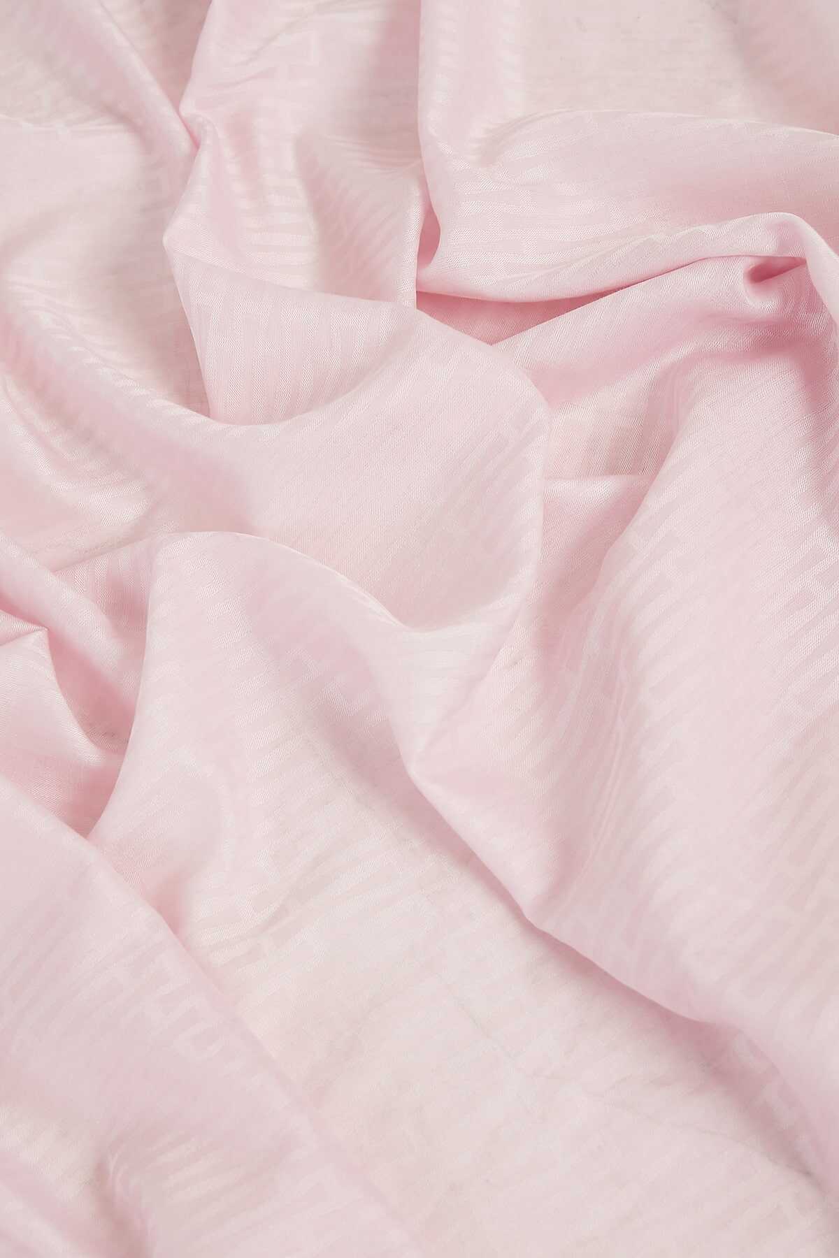 Iman I Pembe Koton İpek Şal 80x200