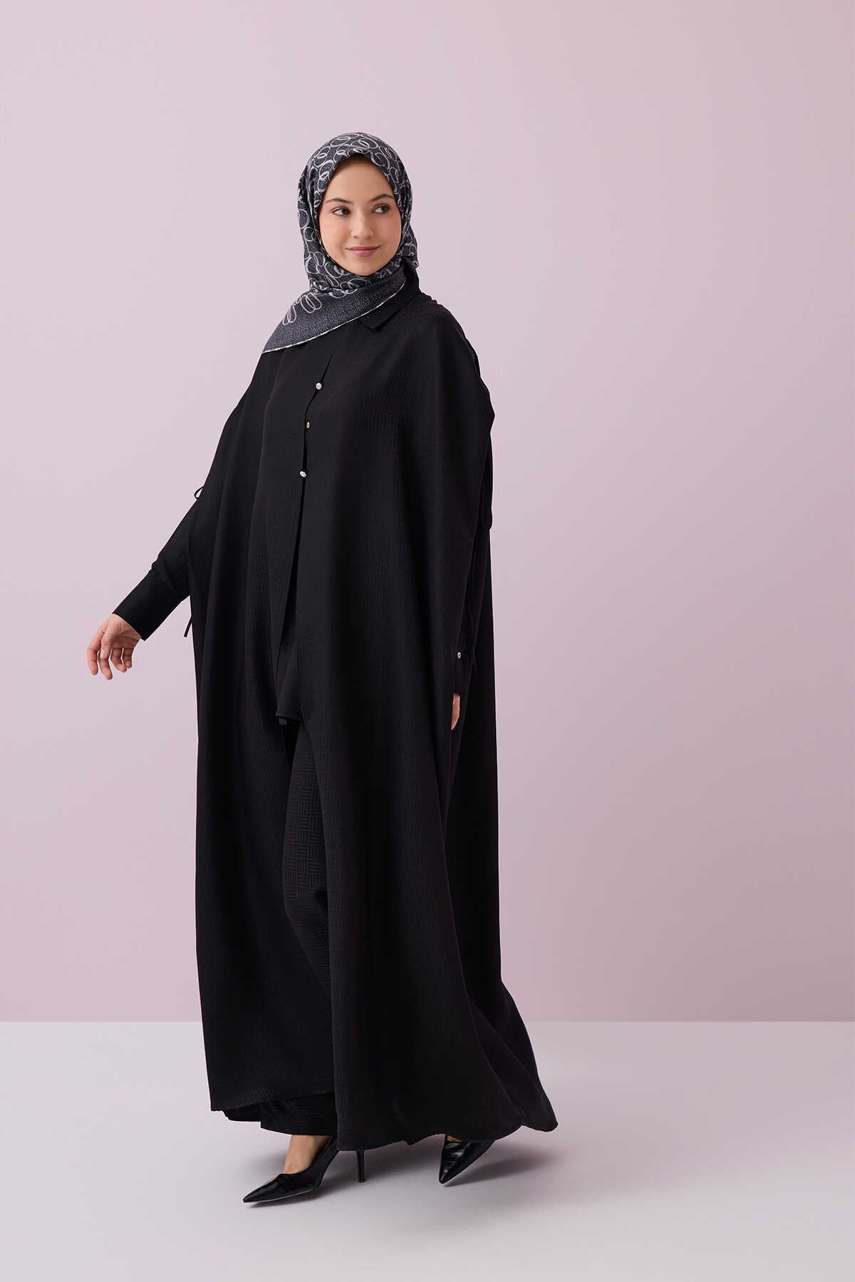 İman I Siyah İpek Abaya