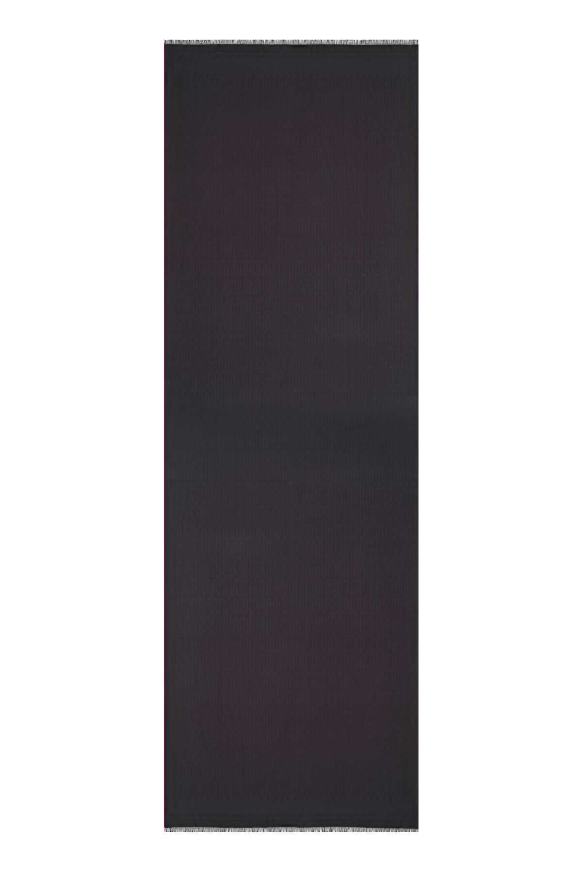 Iman I Siyah İpek Şal 70x210