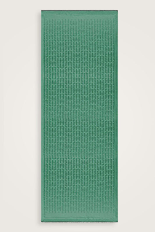 Iman I Yeşil İpek Şal 70x200