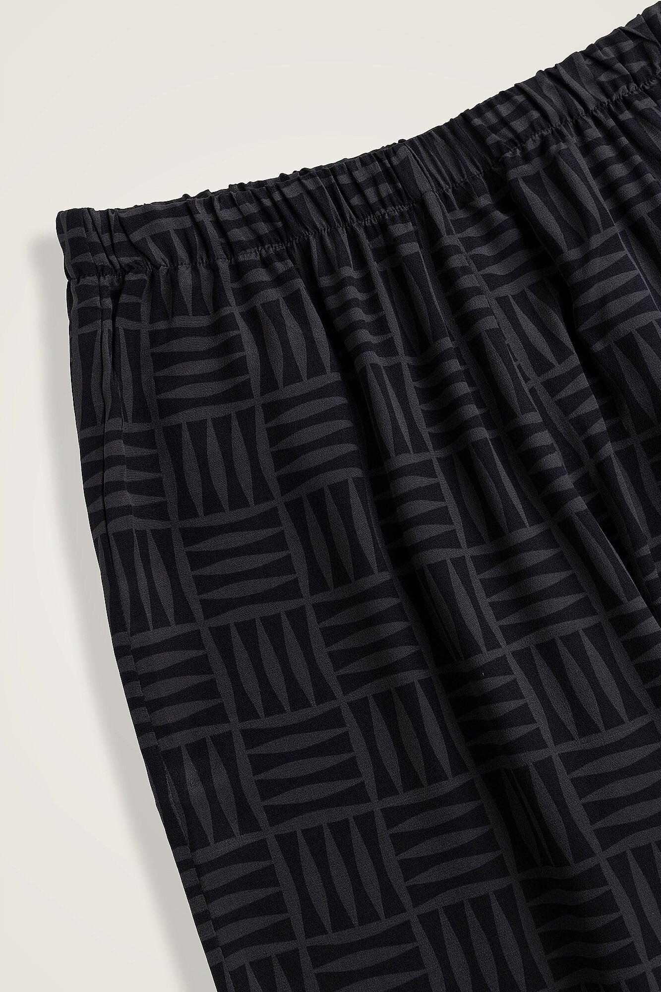 İman Kare Antrasit İpek Pantolon Pijama
