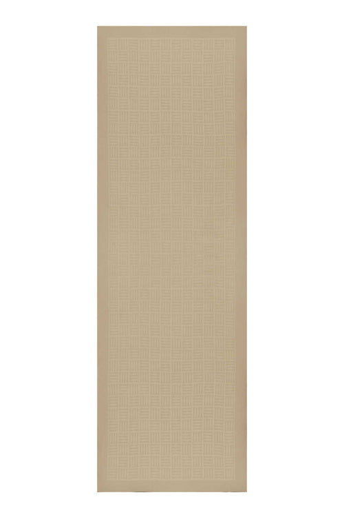 İman Kare Bej Pamuk İpek Şal 70x210