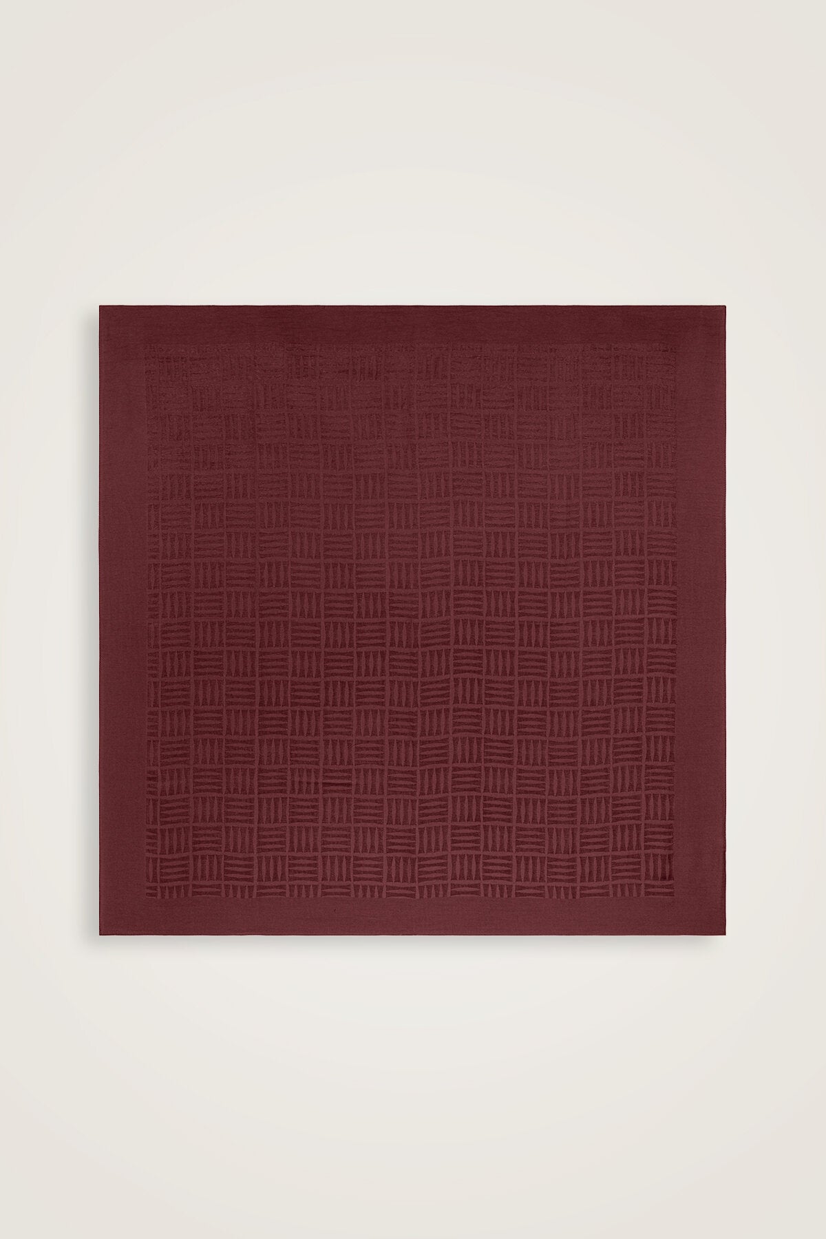İman Kare Bordo Naia Eşarp 90x90